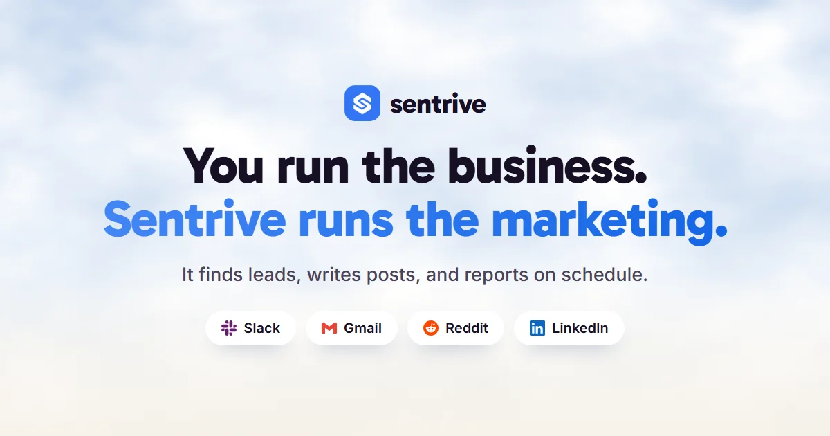 Sentrive header image