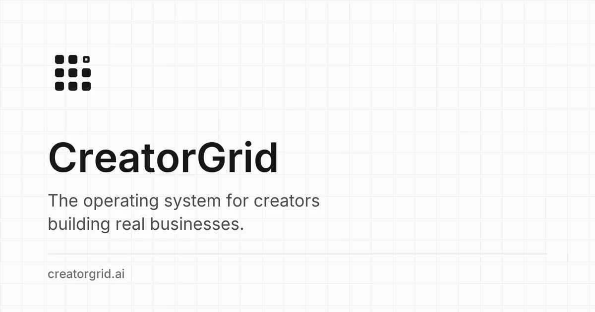Creatorgrid header image
