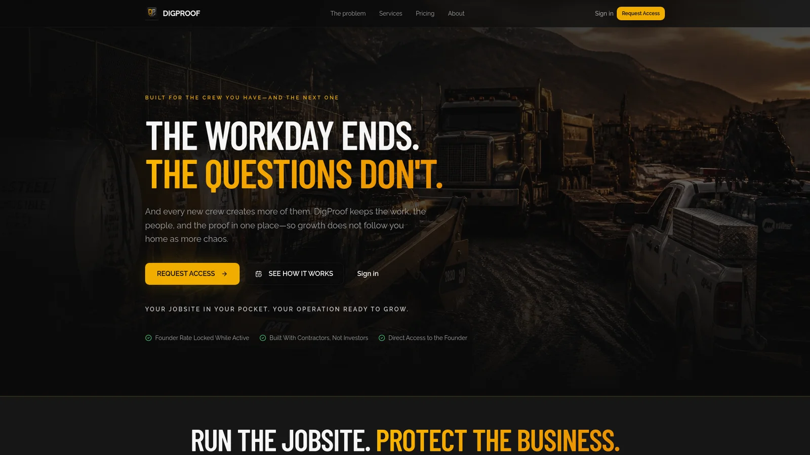 Digproof header image