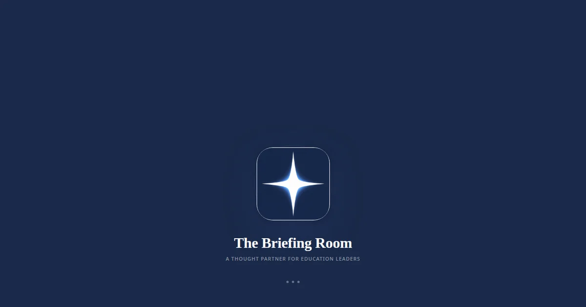 Briefingroom header image