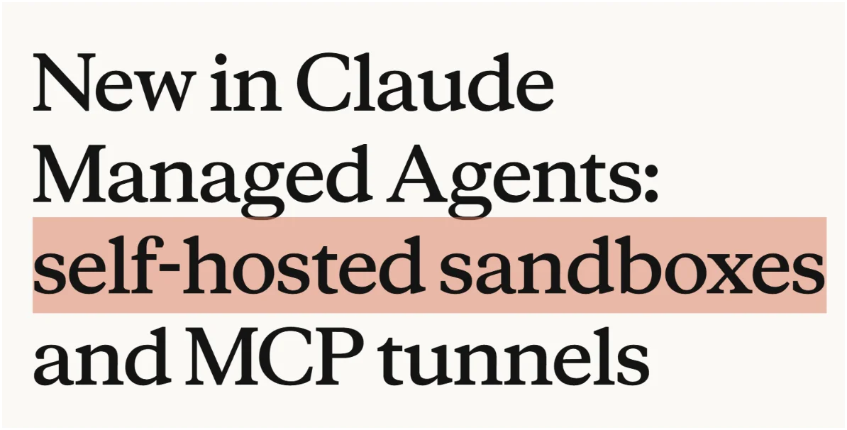 Claude Managed Agents in a private sandbox environment for secure tool execution