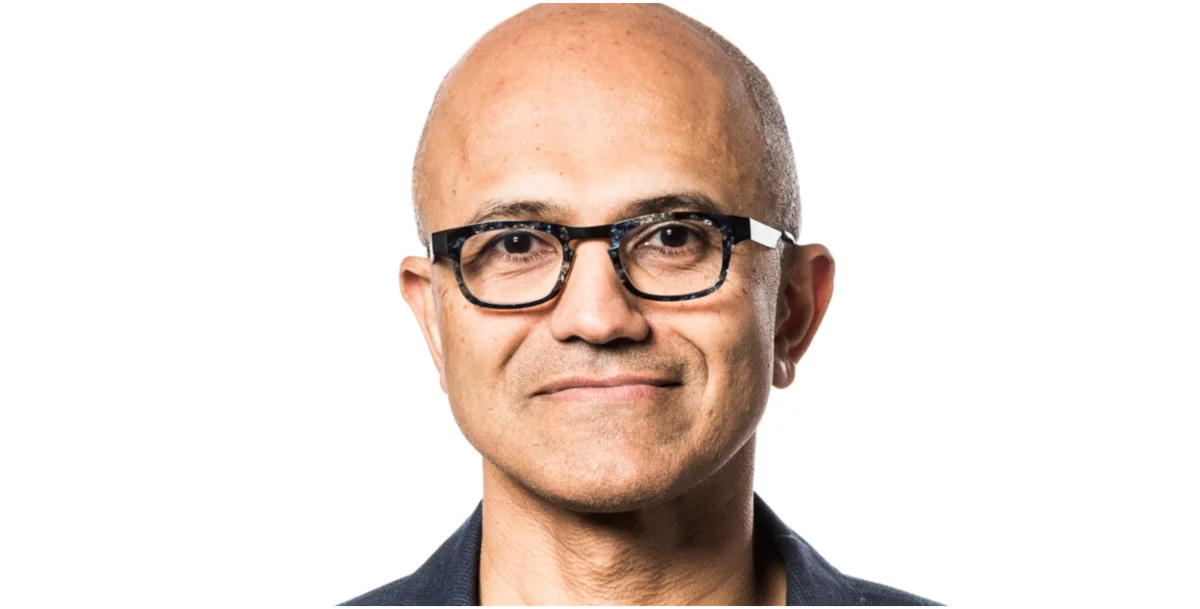 Satya Nadella discusses AI's 'Reverse Information Paradox' and IP protection