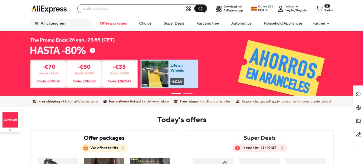 AliExpress silent audio tracking vulnerability shown with a speaker icon and sound waves