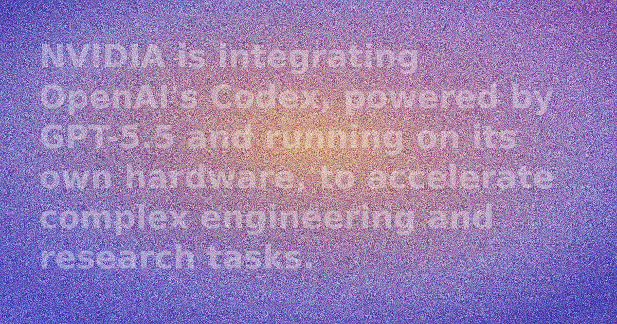 NVIDIA logo with abstract AI network background