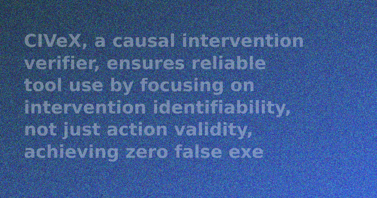 Diagram illustrating the CIVeX framework for causal intervention verification