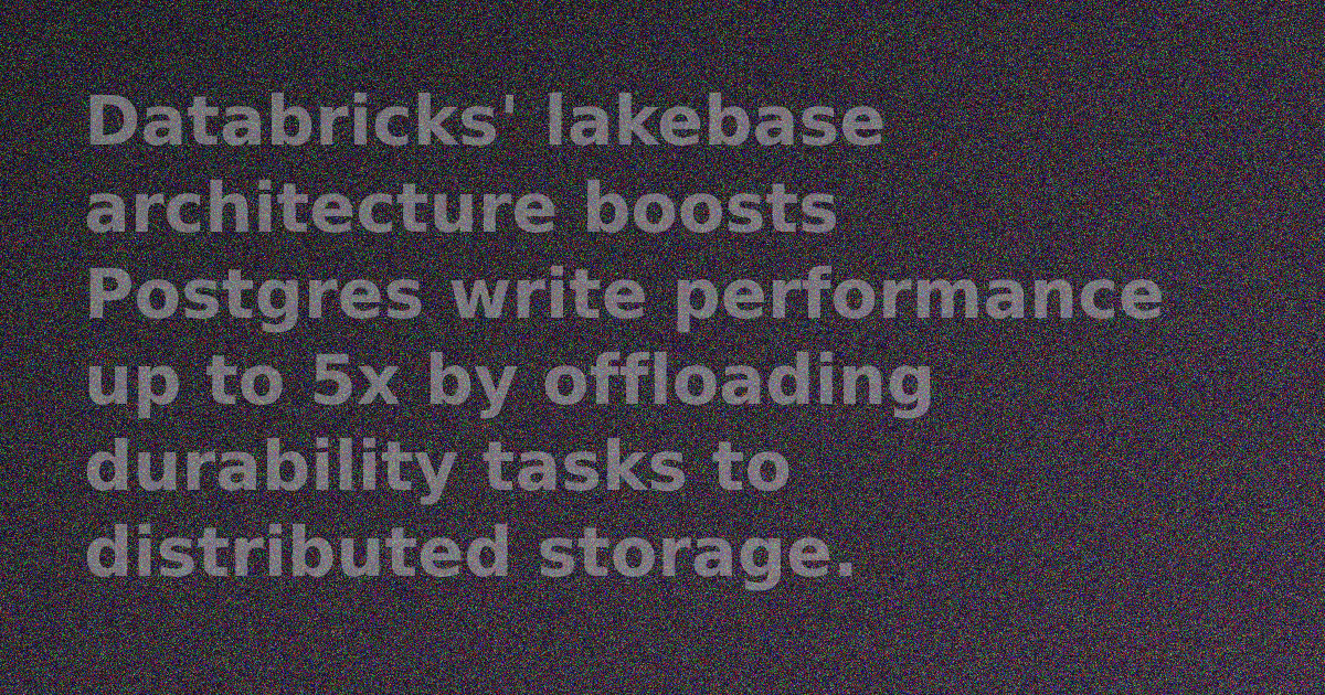 Diagram illustrating the Databricks lakebase architecture separating compute and storage.