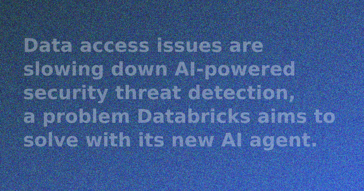 Abstract representation of data streams converging into an AI brain, symbolizing faster threat detection.