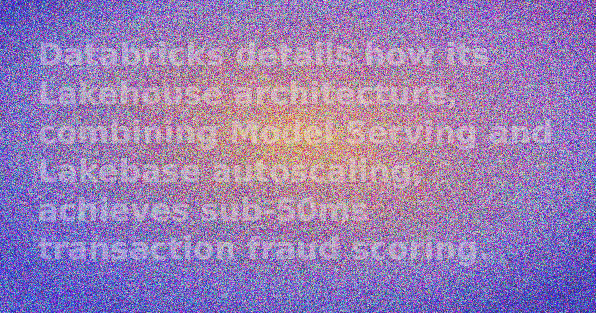 Databricks Lakehouse architecture diagram illustrating data flow for real-time transaction scoring.