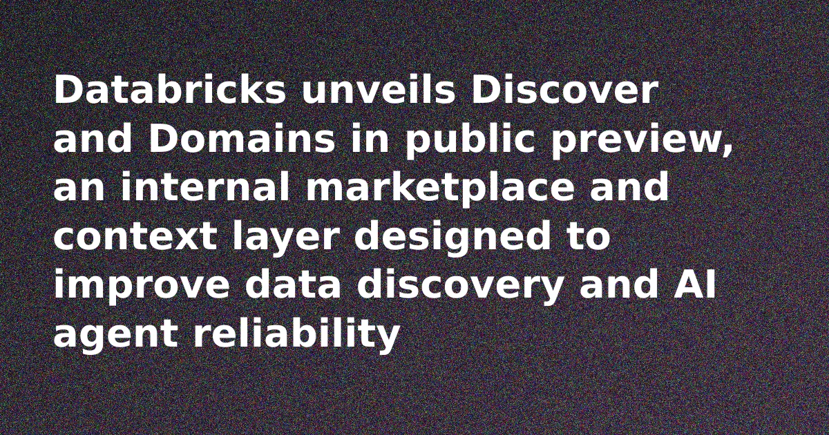 Databricks launches internal data marketplace