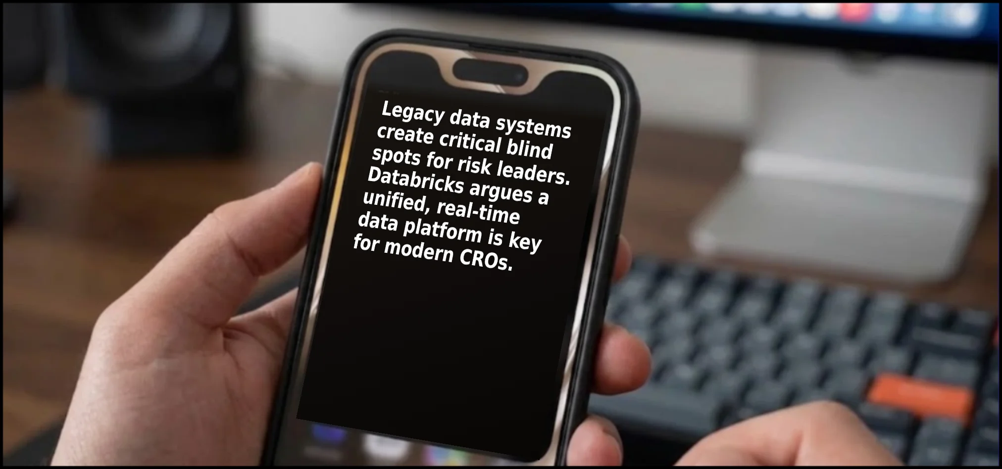Risk Chiefs Need Real-Time Data