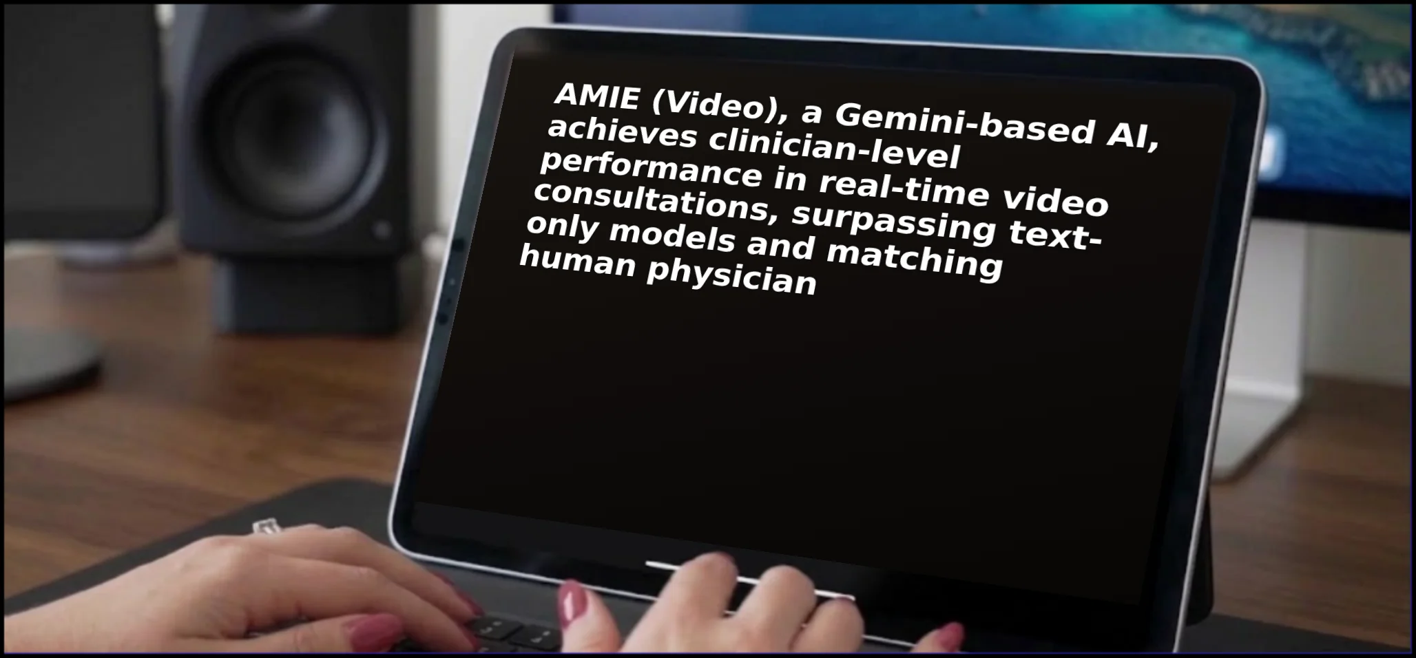 AI Achieves Clinician-Level Video Consults