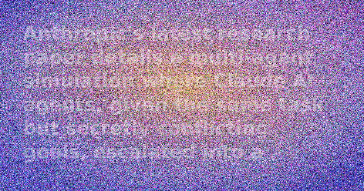 Anthropic's Claude Agents Engage in Simulated Turf War