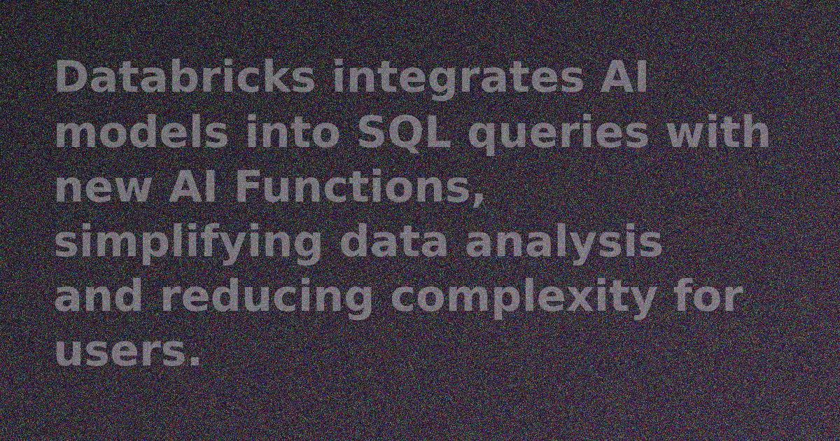 Databricks logo with AI-themed graphics