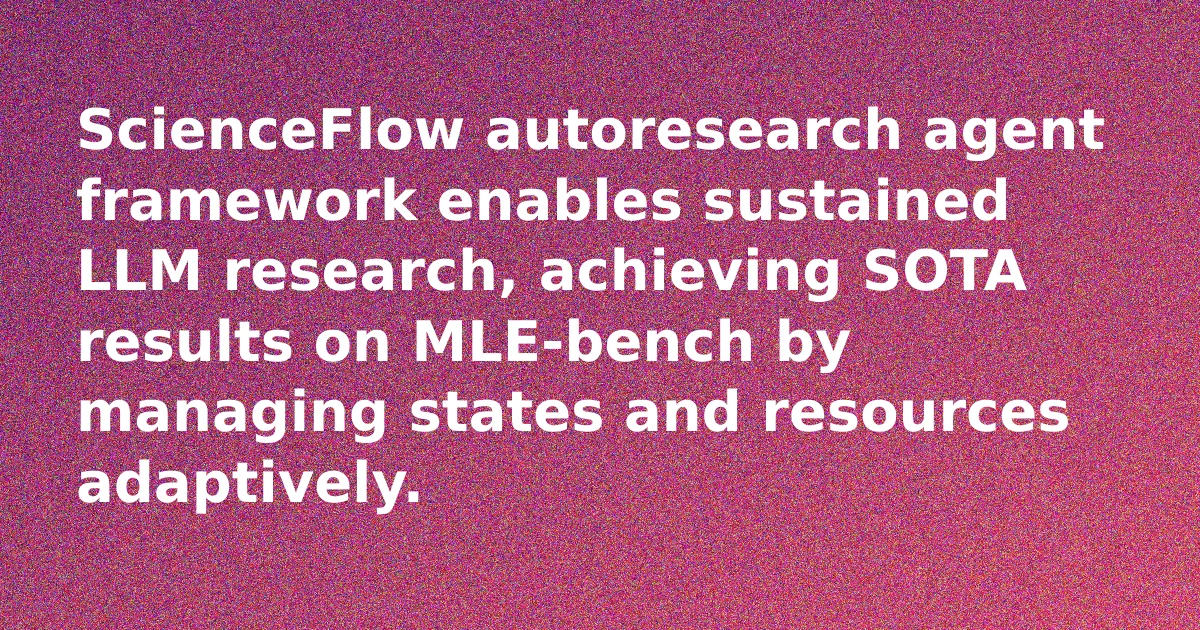 ScienceFlow: Autonomous Research Gets Serious