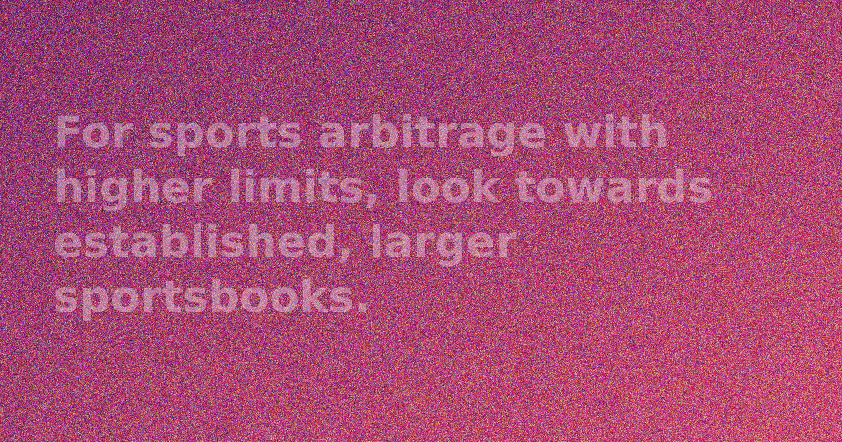 Sports Arbitrage: Best Books & Limits Explained