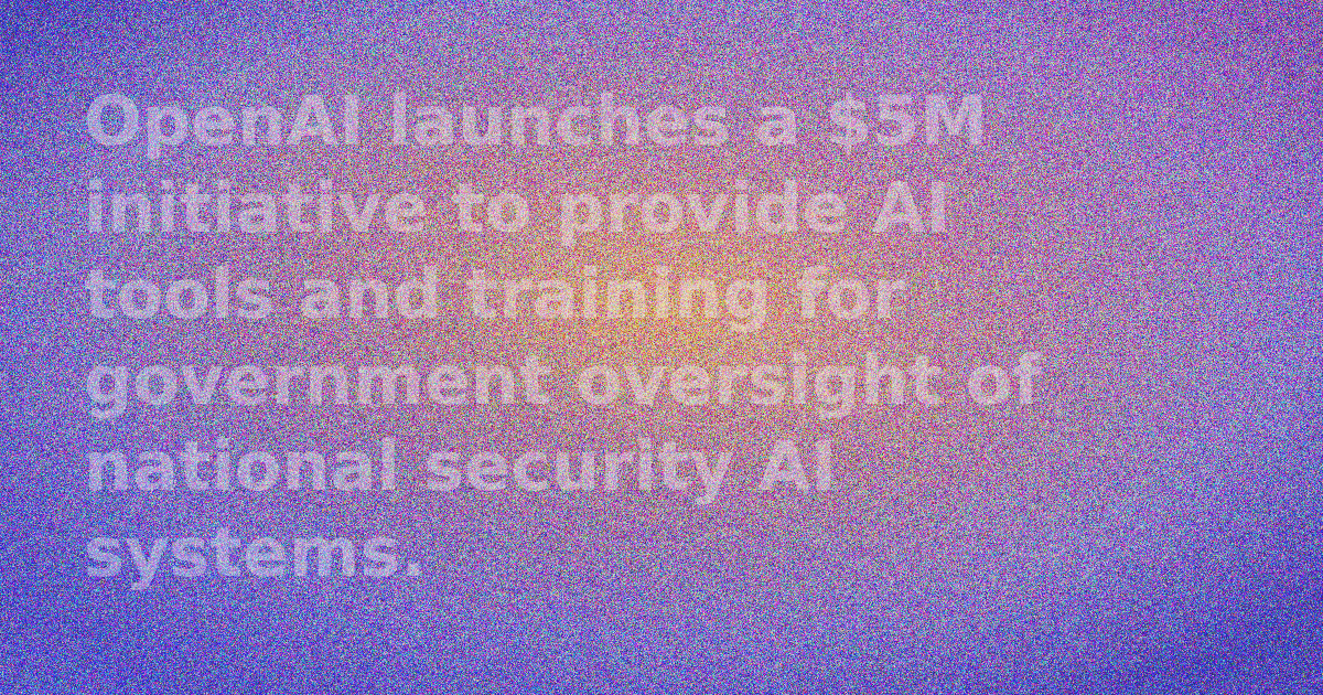OpenAI logo against a backdrop of abstract digital circuits.