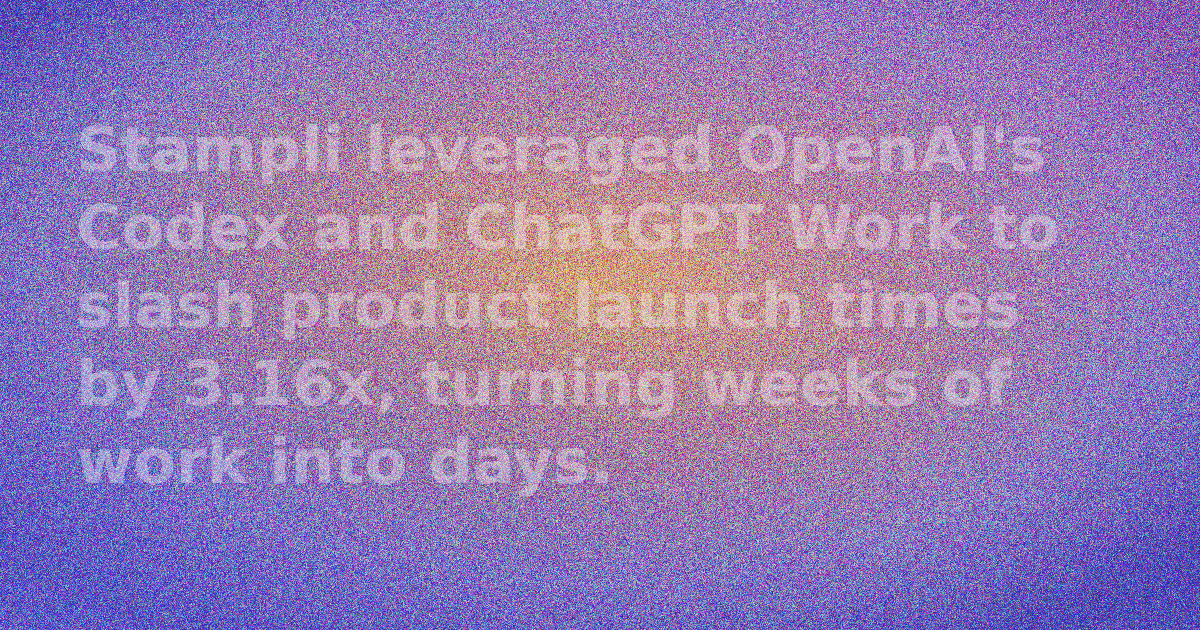 Stampli logo with OpenAI logo and AI-themed graphics