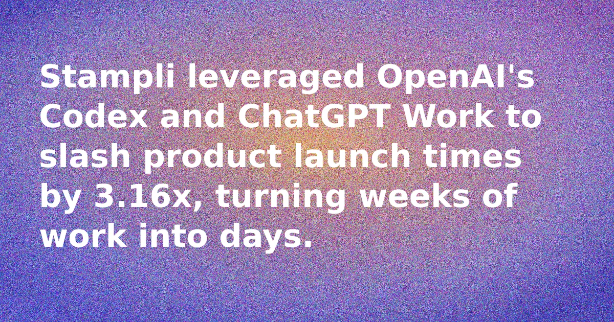 Stampli Cuts Launch Time 3x With OpenAI Tools
