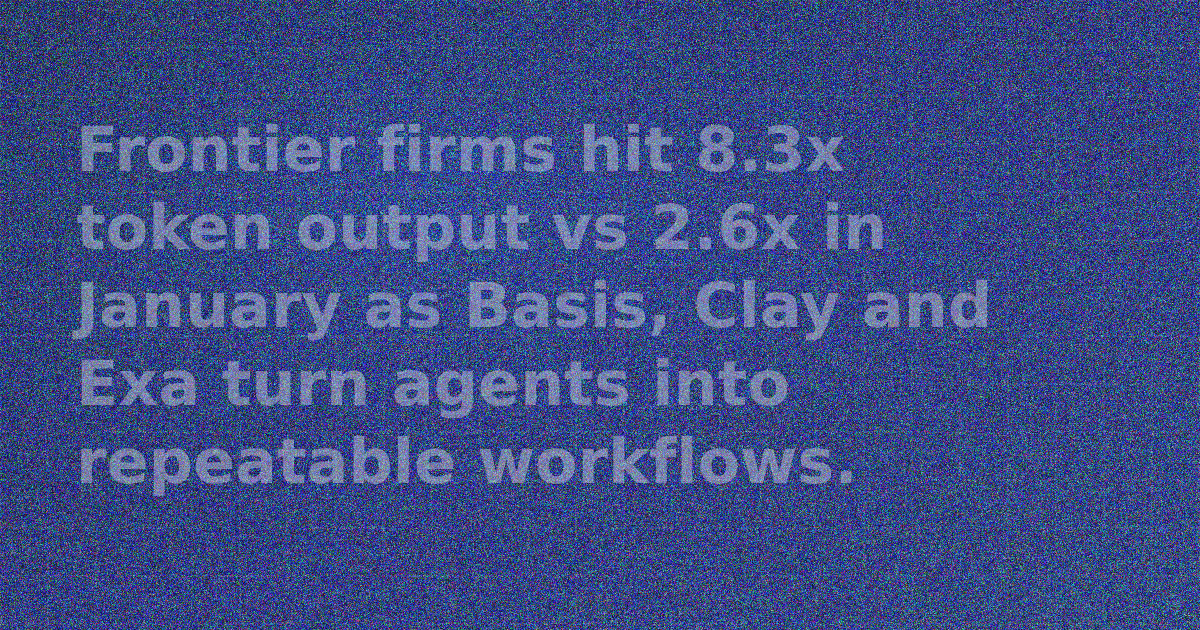OpenAI Enterprise Signals 2026 chart showing frontier firms widening AI execution gap