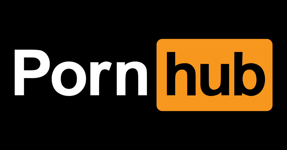 Pornhub logo on a black background, illustrating how adult websites use AI