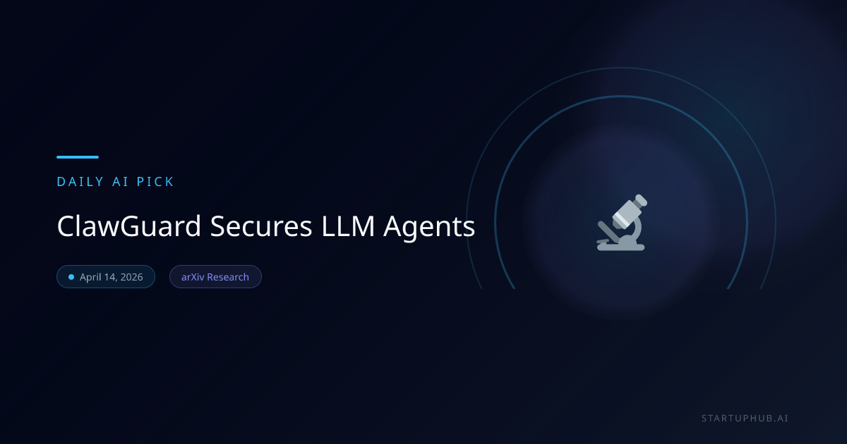 ClawGuard Secures LLM Agents | StartupHub.ai