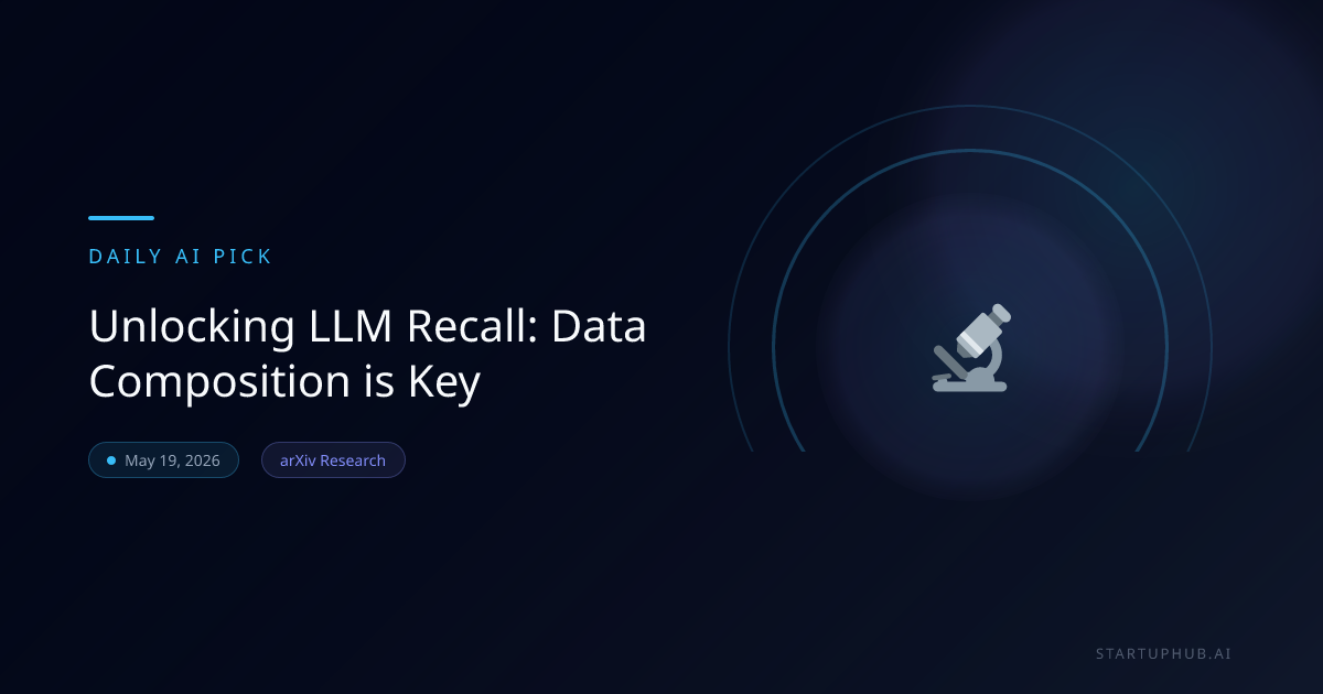 Unlocking LLM Recall: Data Composition is Key - StartupHub.ai
