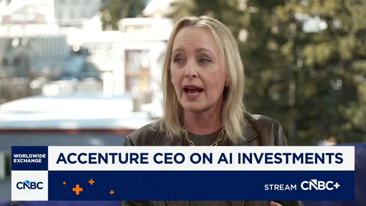 Accenture CEO: AI Is Not Incremental Tech, It’s a Fundamental Shift in Work