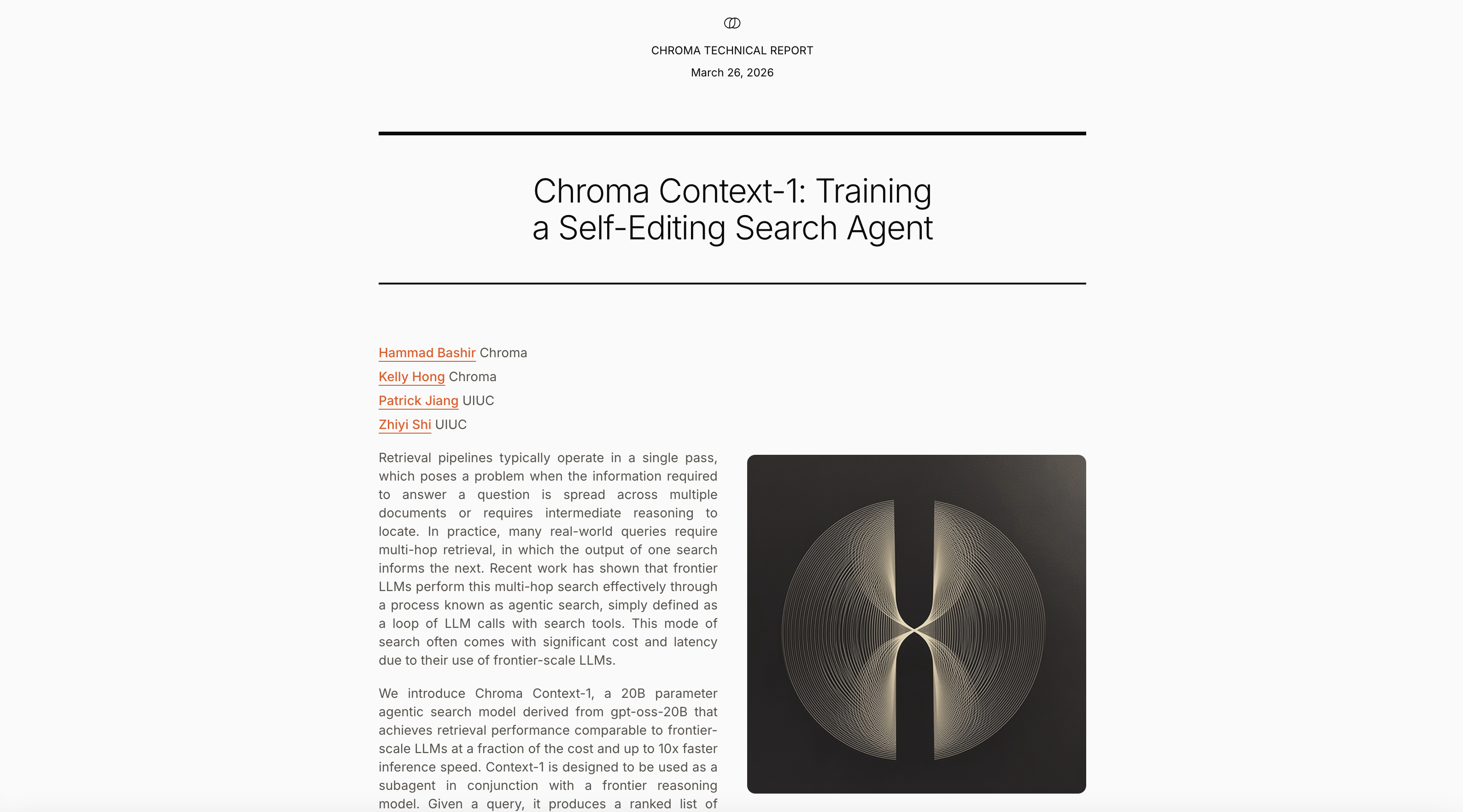 Chroma's Context-1: Faster, Cheaper AI Search
