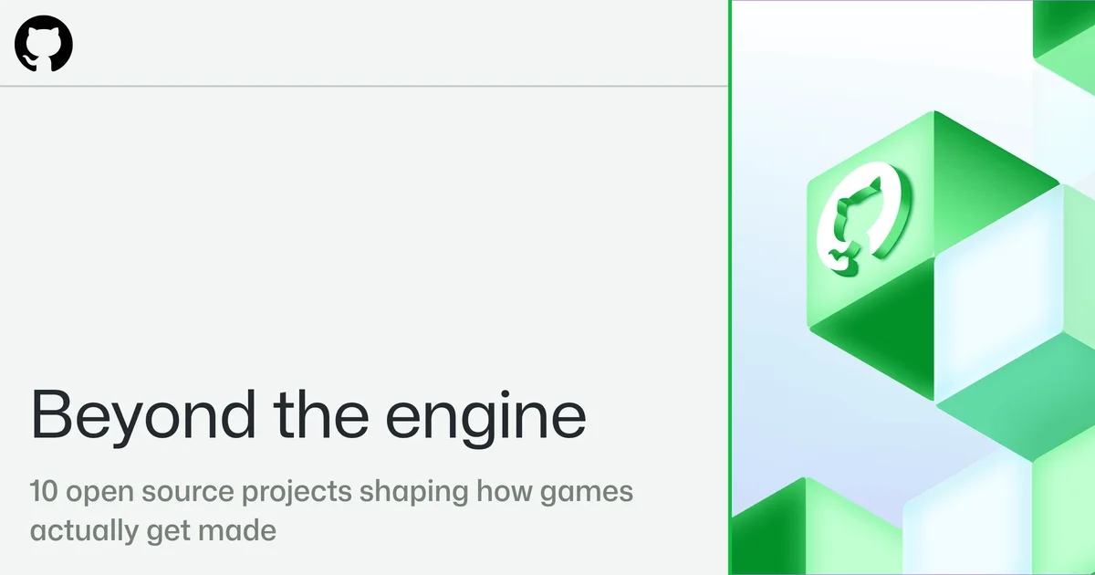 Collage of logos and screenshots from open source game development tools.
