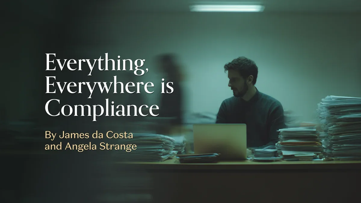 Abstract digital network representing AI compliance solutions and data flow.