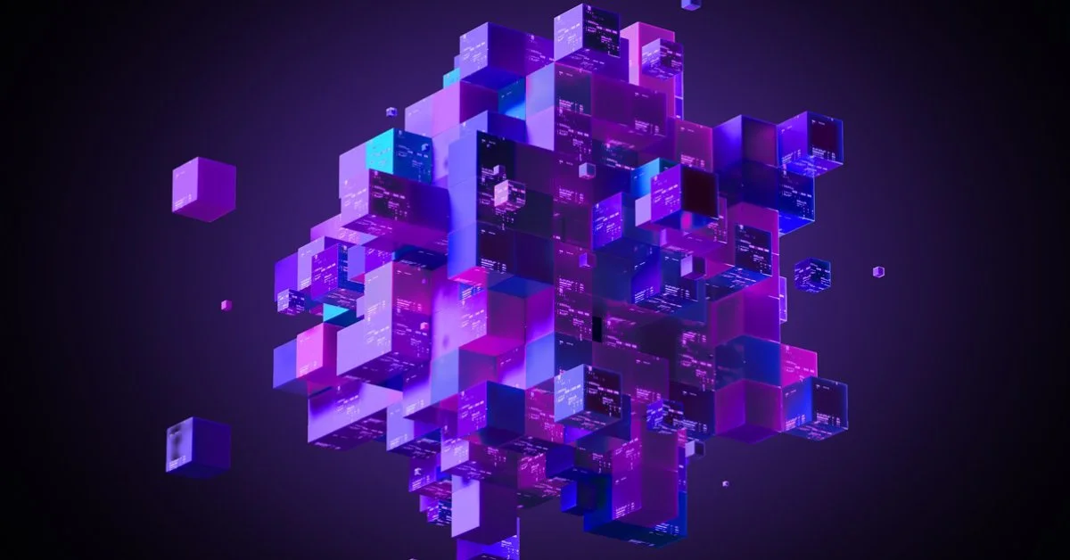 Abstract representation of interconnected AI agents and digital platforms.