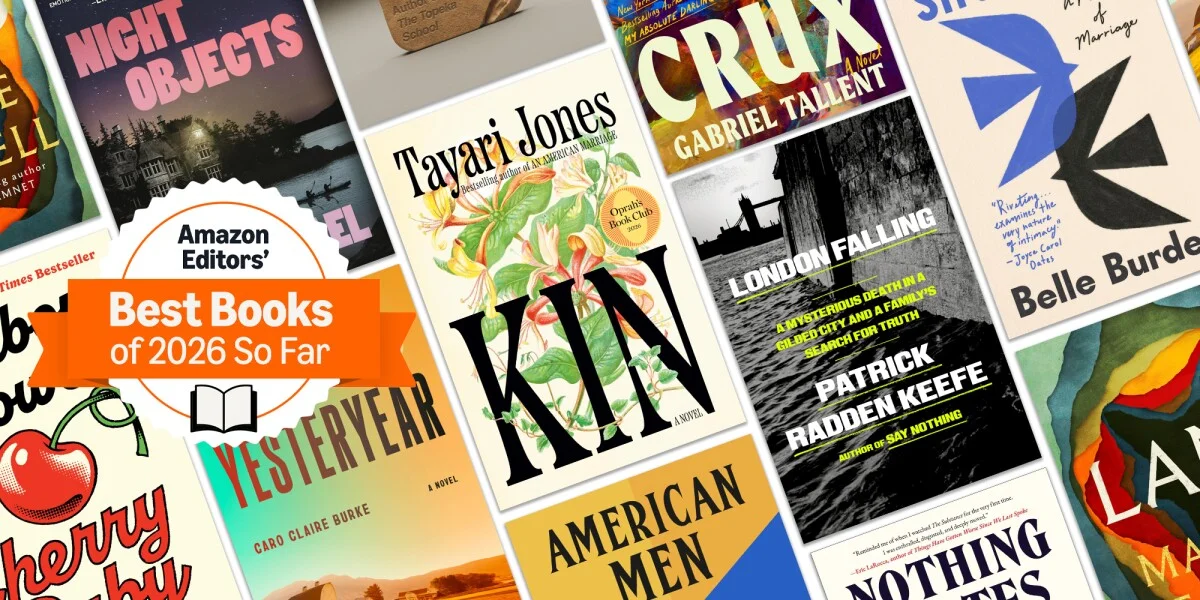 Cover of the book 'Kin' by Tayari Jones, featured on Amazon's best books of 2026 list.