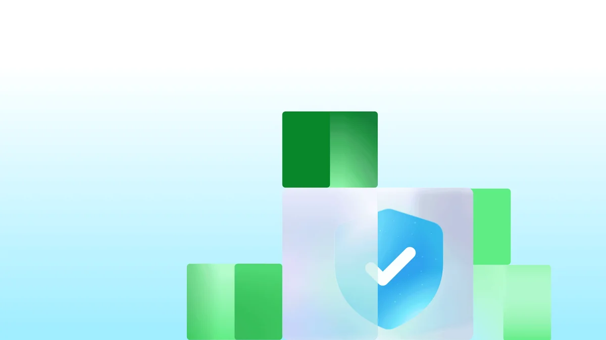 Abstract representation of code with glowing lines and a lock icon, symbolizing secure code scanning.