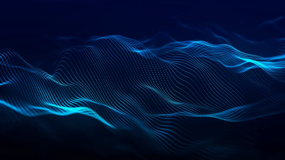 Abstract representation of AI and data connections, symbolizing data engineering.