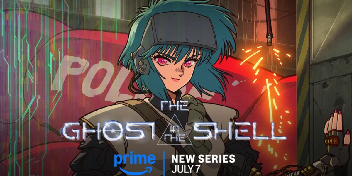 Promotional art for the new Ghost in the Shell anime series on Prime Video