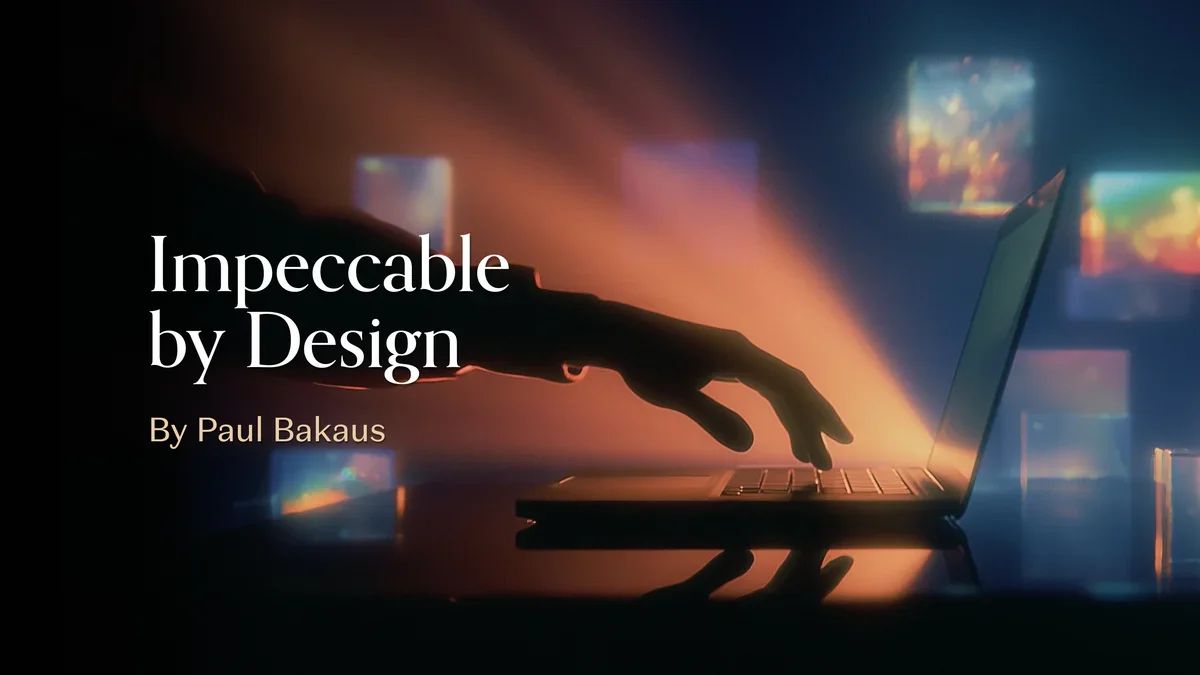 Paul Bakaus, founder of Renaissance Geek, discussing the future of AI design.