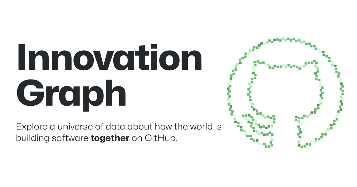 Abstract graph showing upward trending lines representing global collaboration and data points.