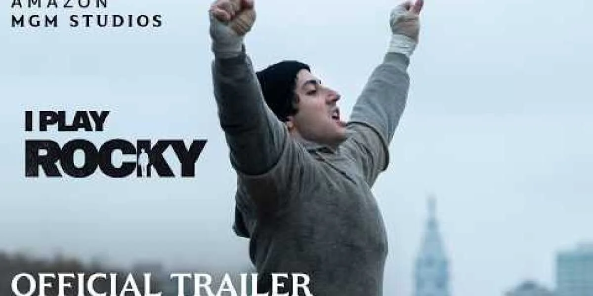 Poster for the movie 'I Play Rocky' featuring Anthony Ippolito as a young Sylvester Stallone.