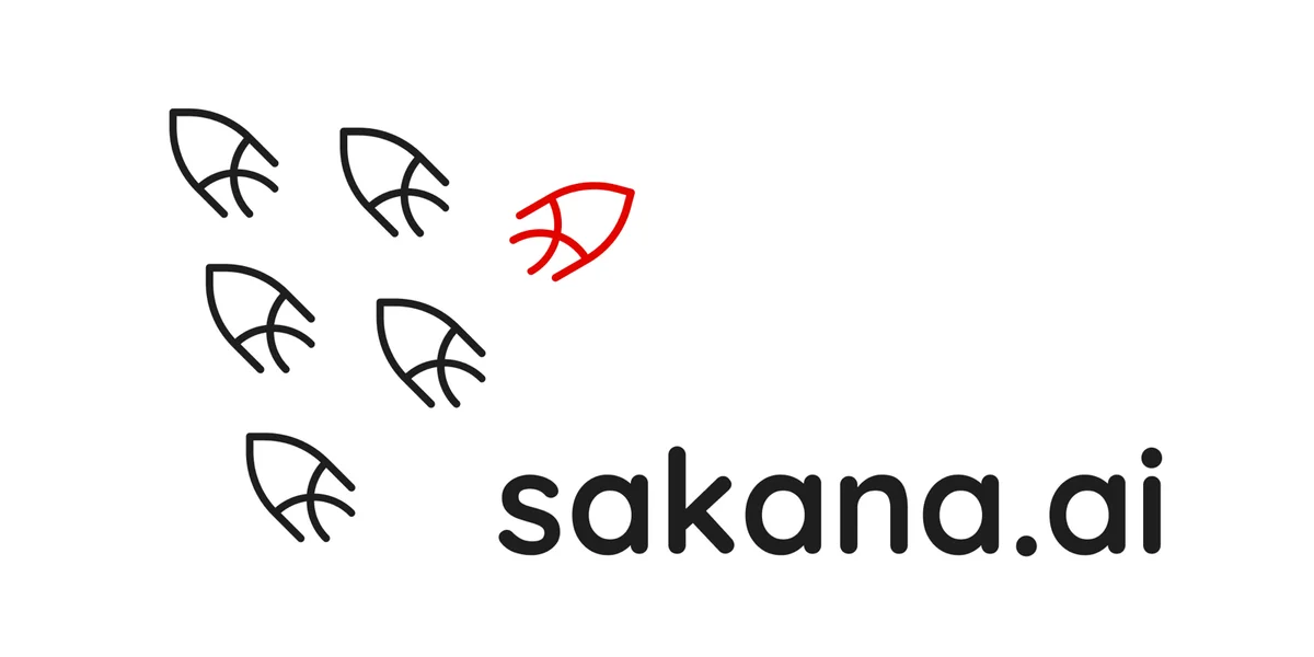 Sakana AI and Daiwa Securities logos side-by-side, symbolizing partnership.