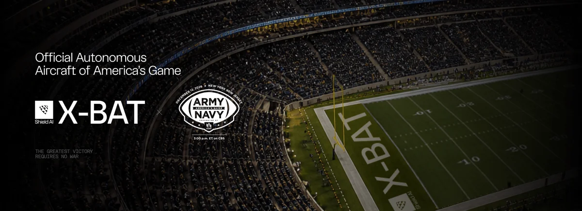 Shield AI X-BAT Named Official Aircraft for Army-Navy Game