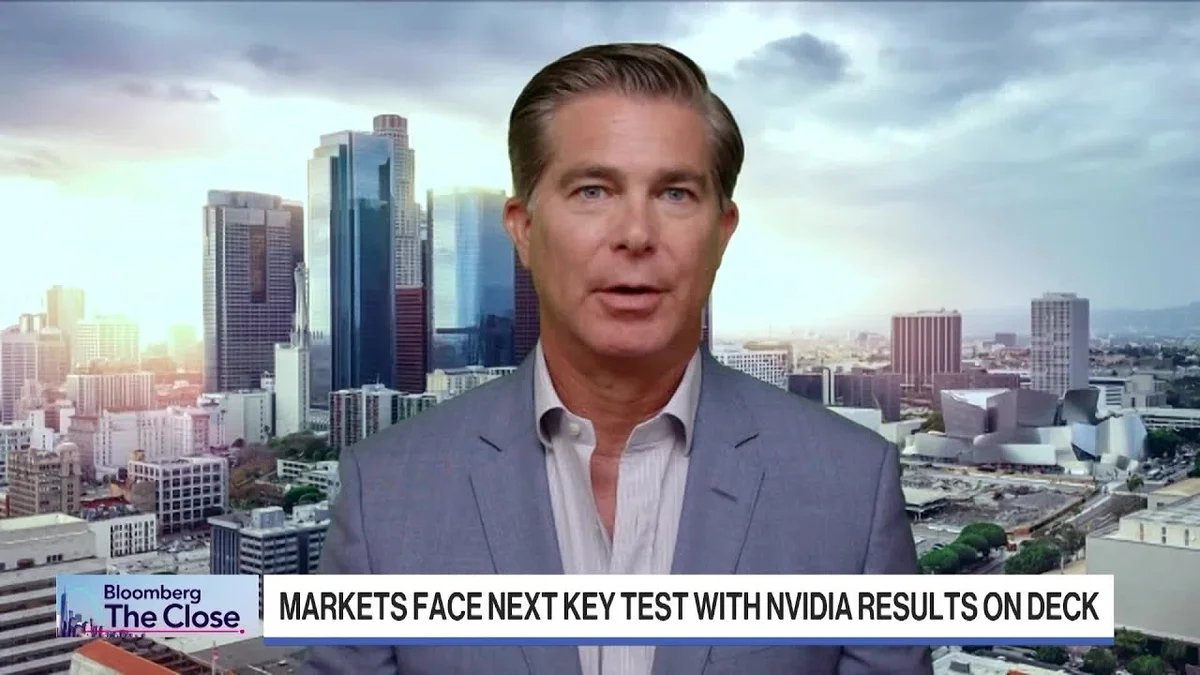 Ross Gerber speaking during a Bloomberg TV interview about AI.