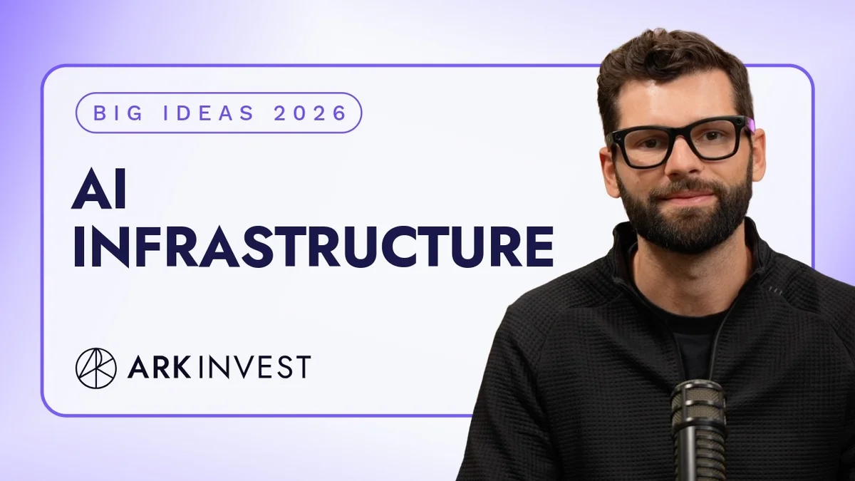 Frank Downing, Director of Research at ARK, presenting on AI infrastructure.