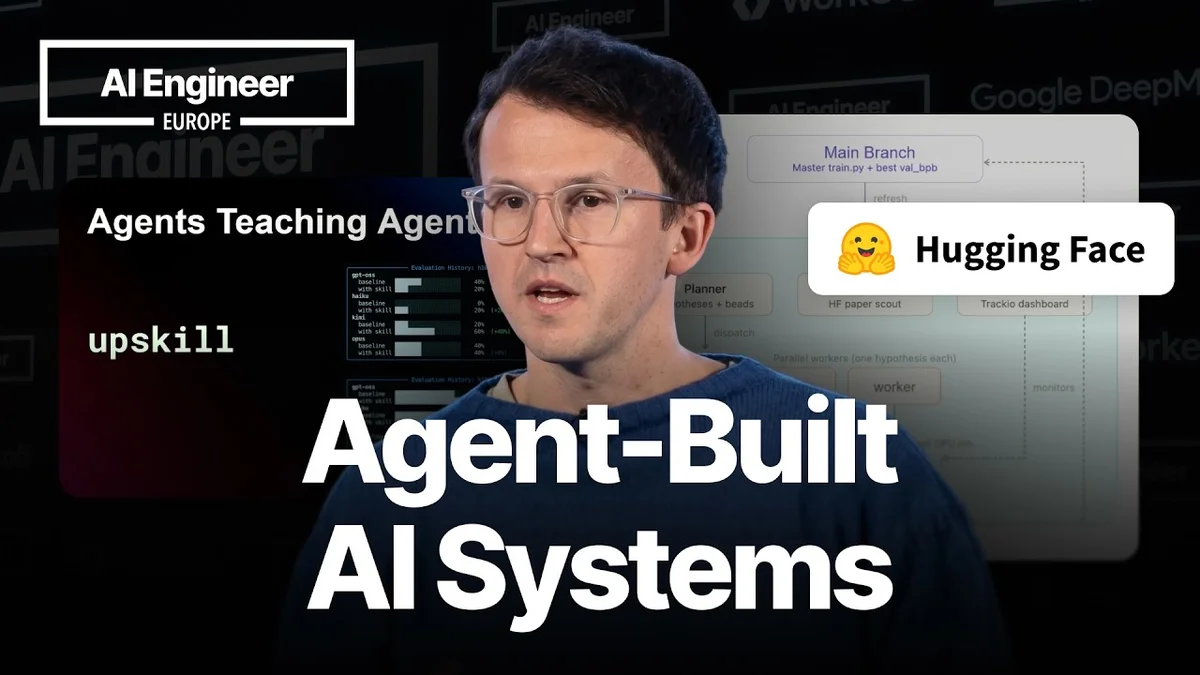 Ben Burtenshaw presenting on AI System Engineering