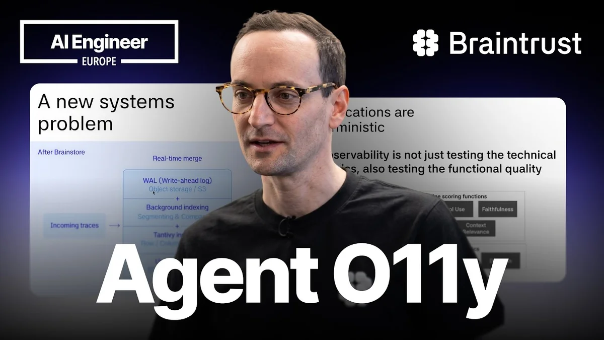 Phil Hetzel presenting on agent observability