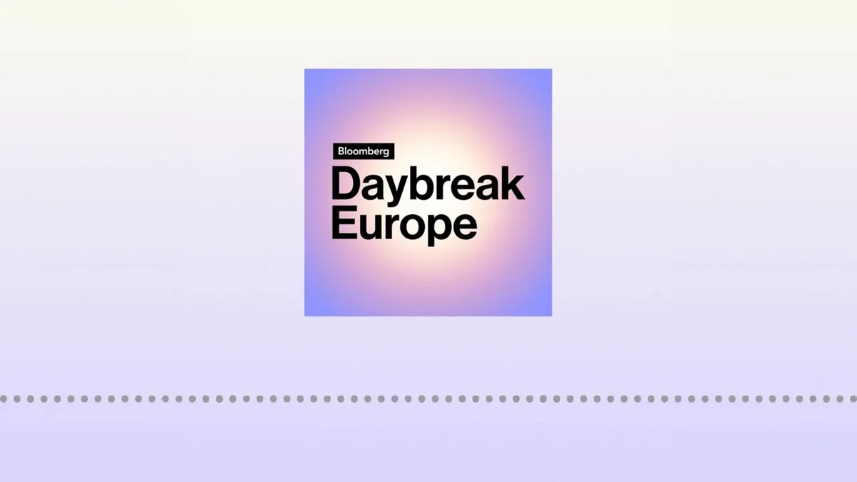 Bloomberg Daybreak Europe logo with audio waveform