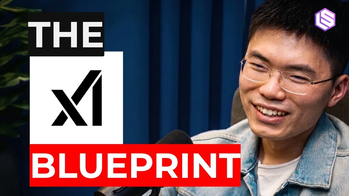 Ethan He, AI Research Engineer, speaking into a microphone.