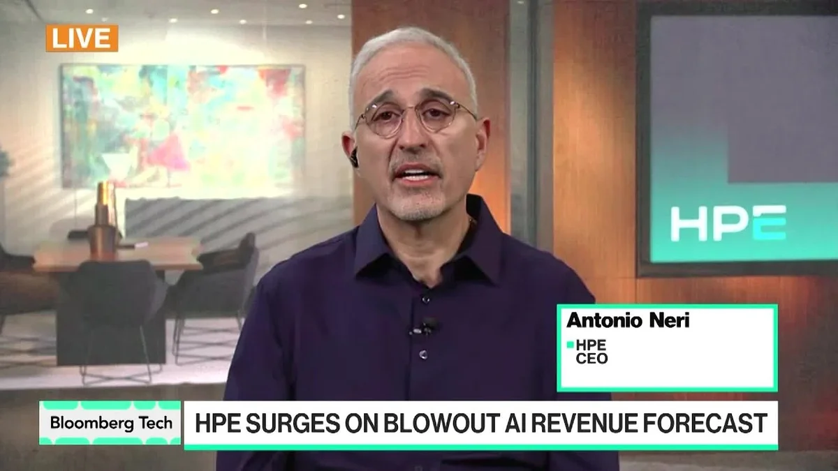 HPE CEO: AI Demand Fuels Record Stock Surge