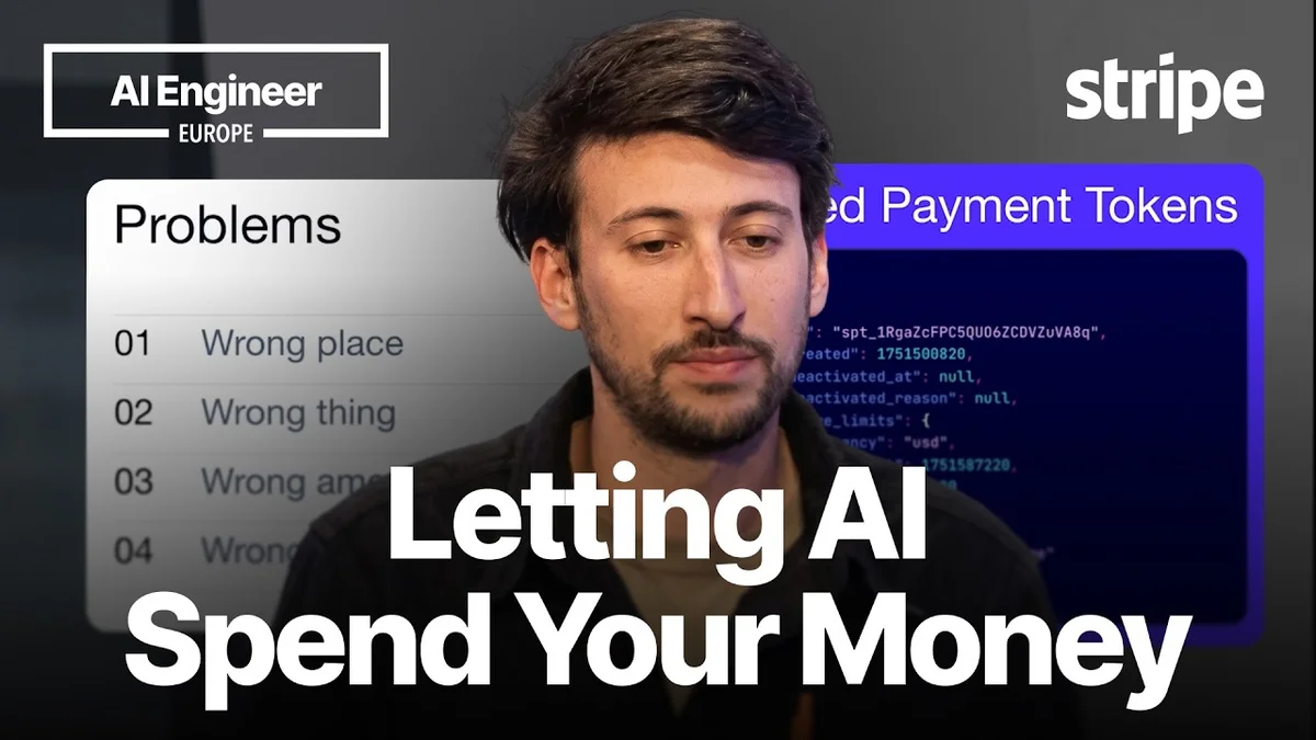 Steve Kaliski speaking at a conference about AI and payments