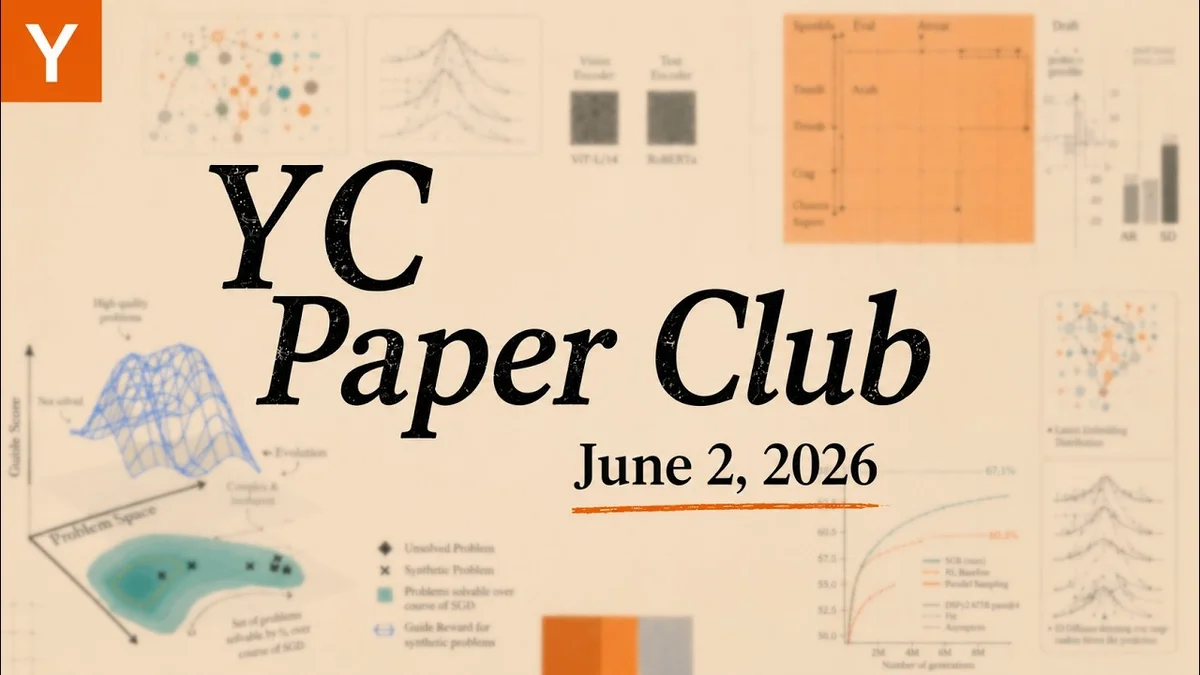 Collage of scientific papers and diagrams related to AI research