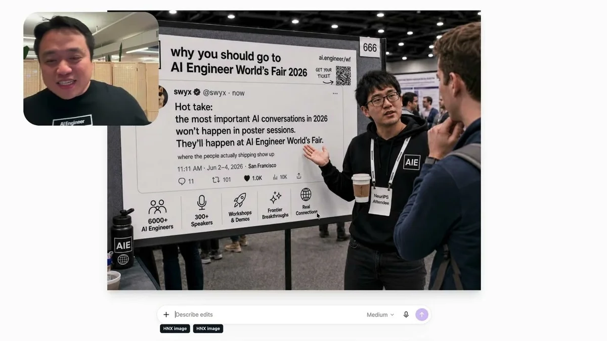 Presentation slide showing '6 Things to Know about AIE WF 2026' with the AIE logo.